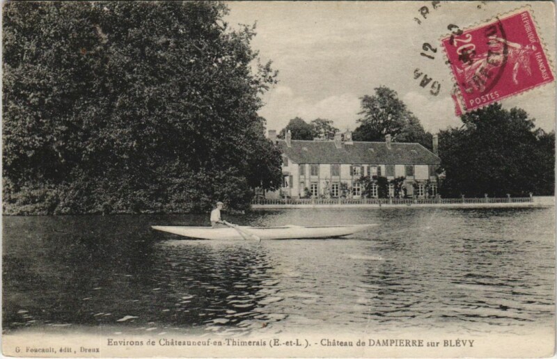 Carte postale ancienne Env.de Chateauneuf en Thimerais Chateau France