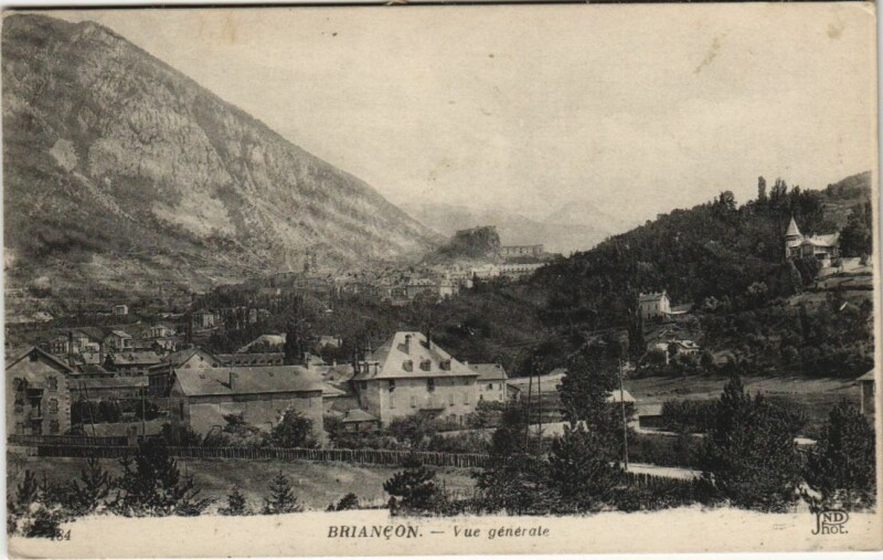 Carte postale ancienne Briancon Vue Generale France