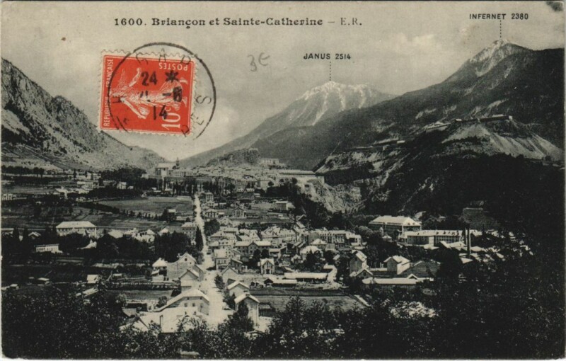 Carte postale ancienne Briancon Sainte-Catherine France