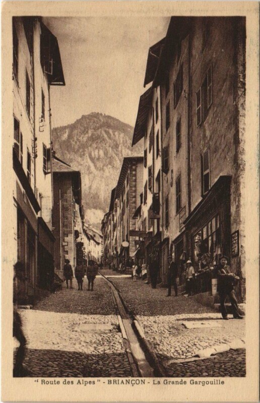 Carte postale ancienne Briancon La Grande Gargouille France