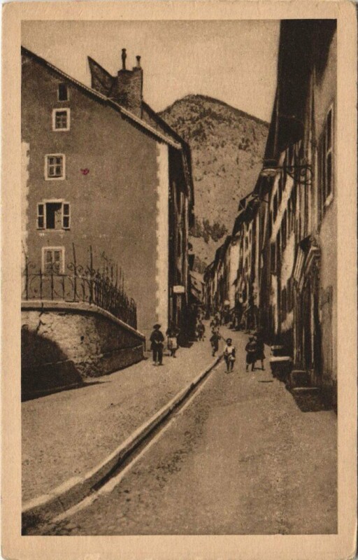 Carte postale ancienne Briancon La Grande Gargouille France