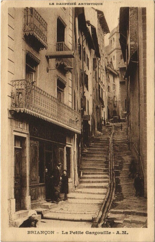 Carte postale ancienne Briancon La Petite Gargouille France