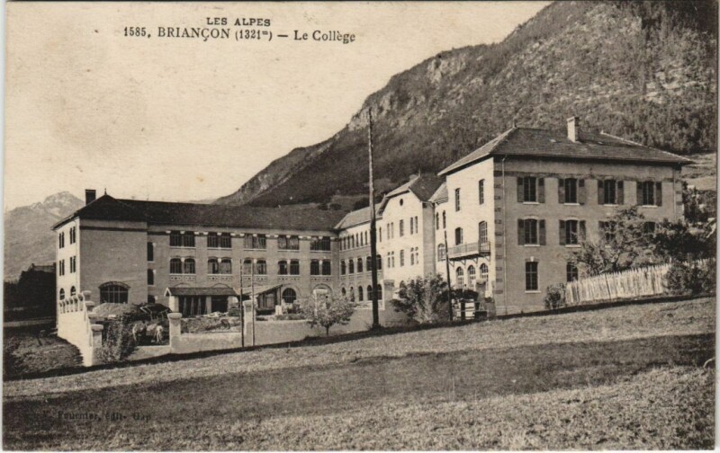 Carte postale ancienne Briancon Le College France