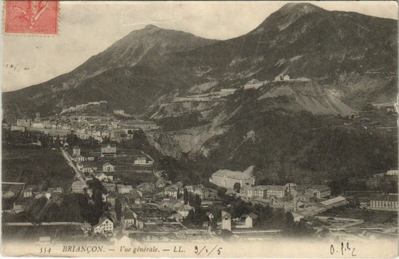 Carte postale ancienne Briancon Vue Generale France