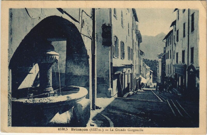 Carte postale ancienne Briancon La Grande Gargouille France