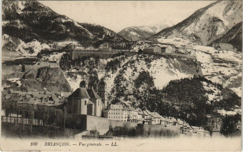 Carte postale ancienne Briancon Vue Generale France