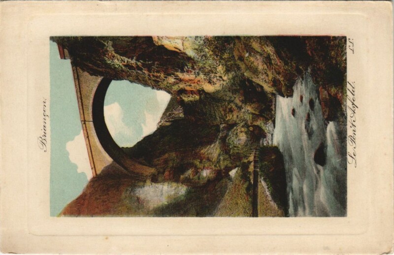 Carte postale ancienne Briancon Le Pont Asfeld France