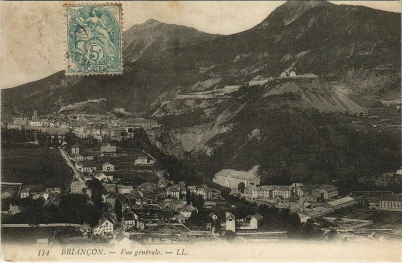 Carte postale ancienne Briancon Vue Generale France