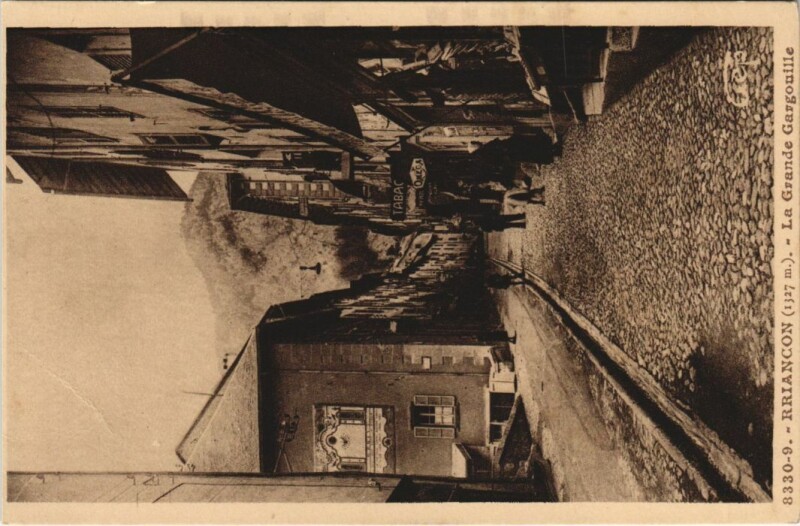 Carte postale ancienne Briancon La Grande Gargouille France