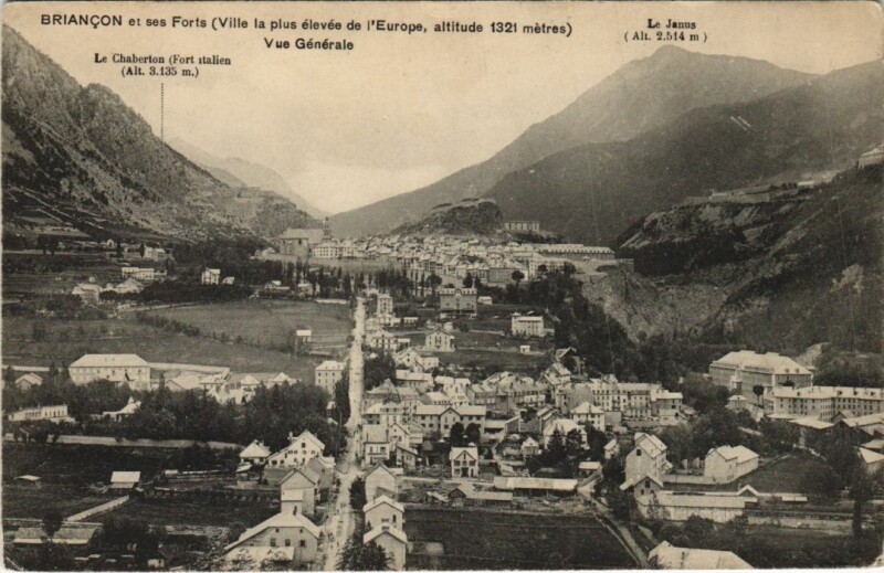 Carte postale ancienne Briancon Vue Generale France