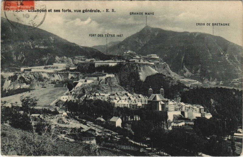 Carte postale ancienne Briancon Vue Generale France