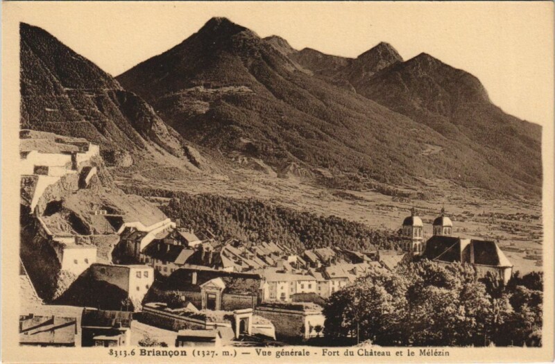 Carte postale ancienne Briancon Vue Generale France