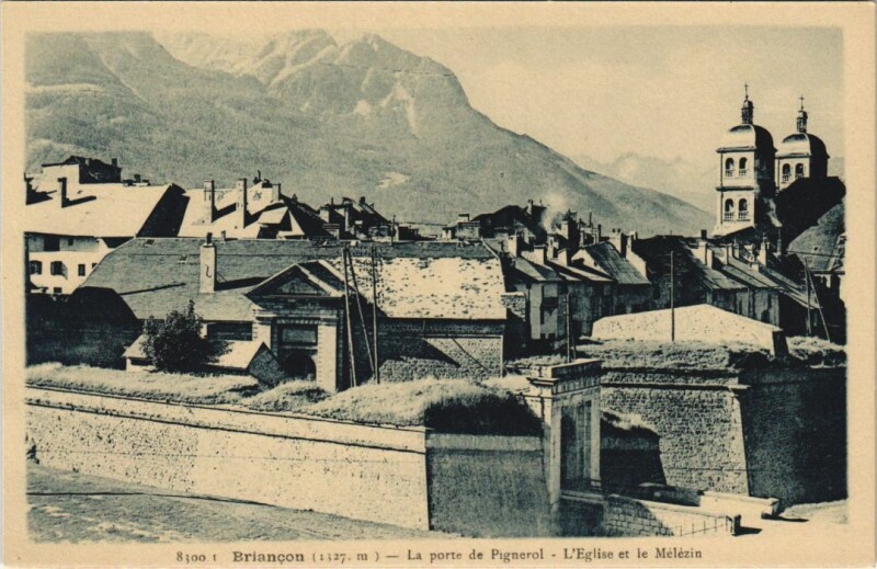 Carte postale ancienne Briancon La Porte Pignerol France