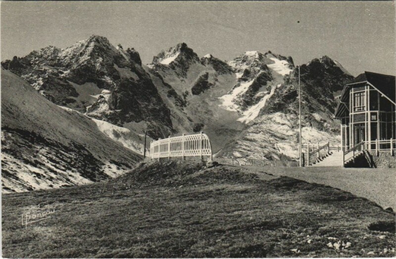 Carte postale ancienne Briancon Col du Lautaret France