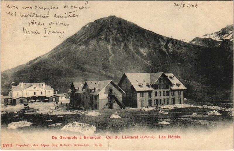 Carte postale ancienne Briancon Les Hotels France