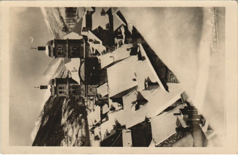 Carte postale ancienne Briancon Vue du Chemin de Ronde France