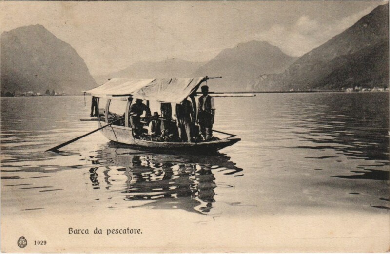Carte postale ancienne Barca de Pescatore Ships