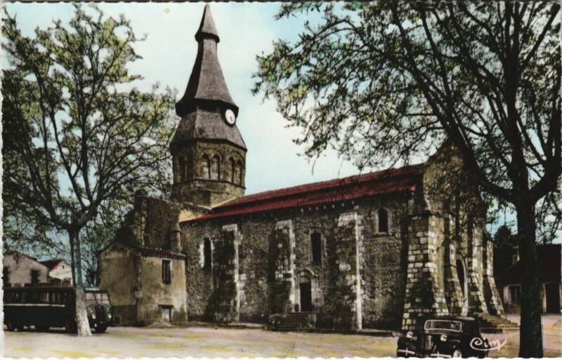Carte postale ancienne Neris les Bains Eglise