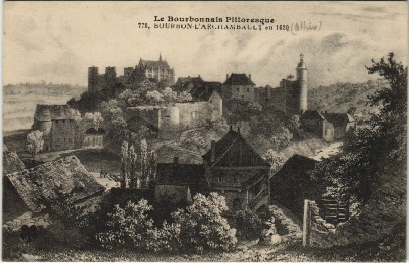 Carte postale ancienne Bourbon-l'Archambault à Bourbon-l'Archambault