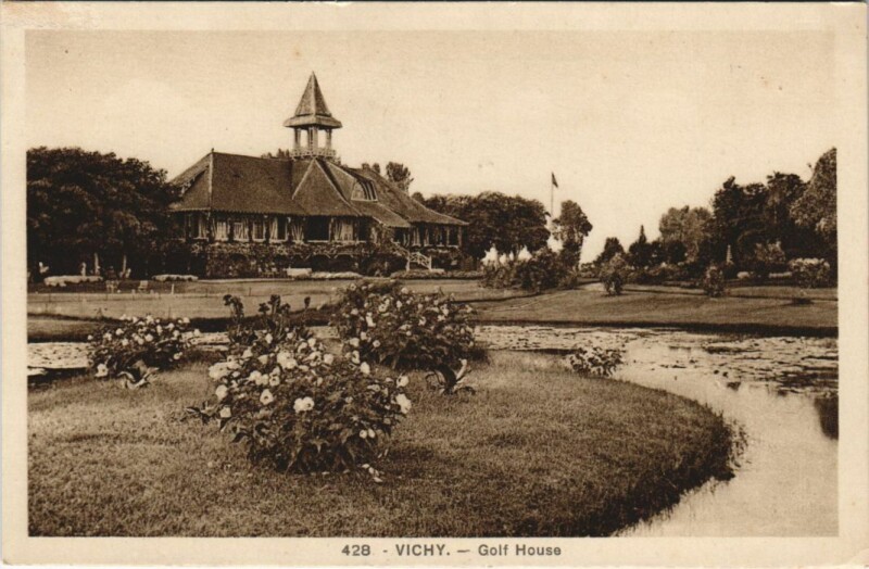 Carte postale ancienne Vichy Golf House à Vichy