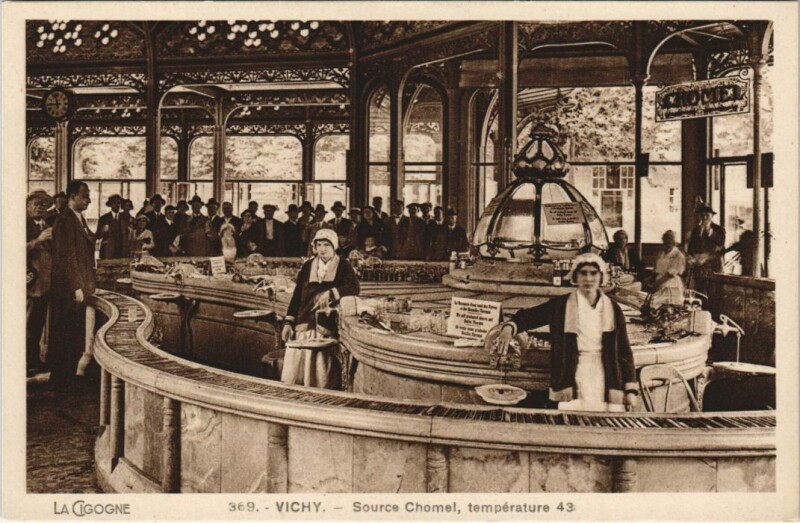Carte postale ancienne Vichy Source Chomel à Vichy