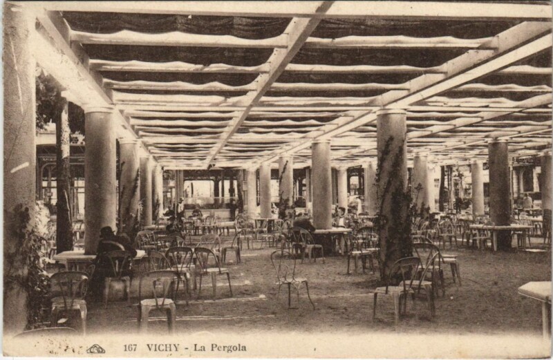 Carte postale ancienne Vichy La Pergola à Vichy