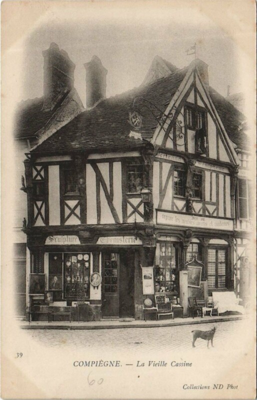 Carte postale ancienne Compiegne La Vieille Cassine