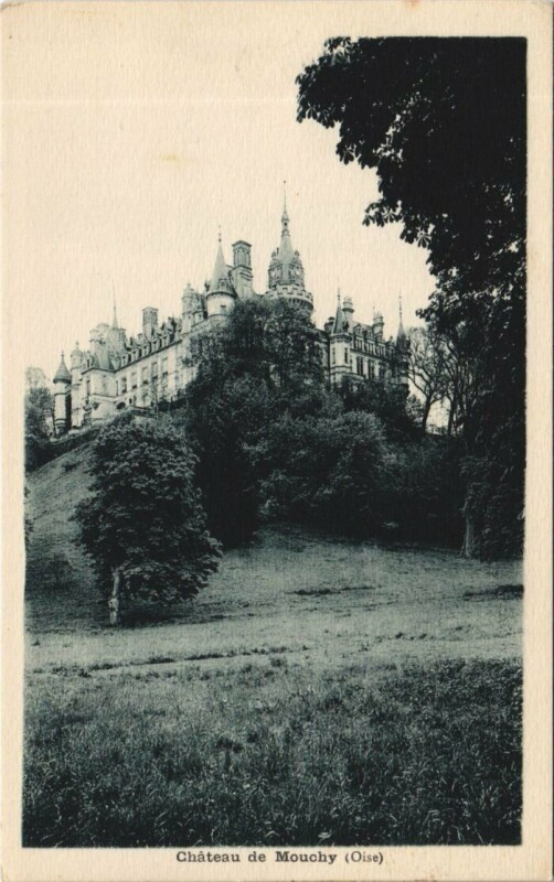 Carte postale ancienne Mouchy-le-Chatel Chateau de Mouchy