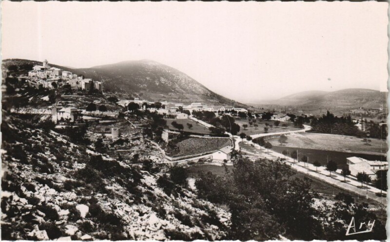 Carte postale ancienne Banon Vue Generale à Banon