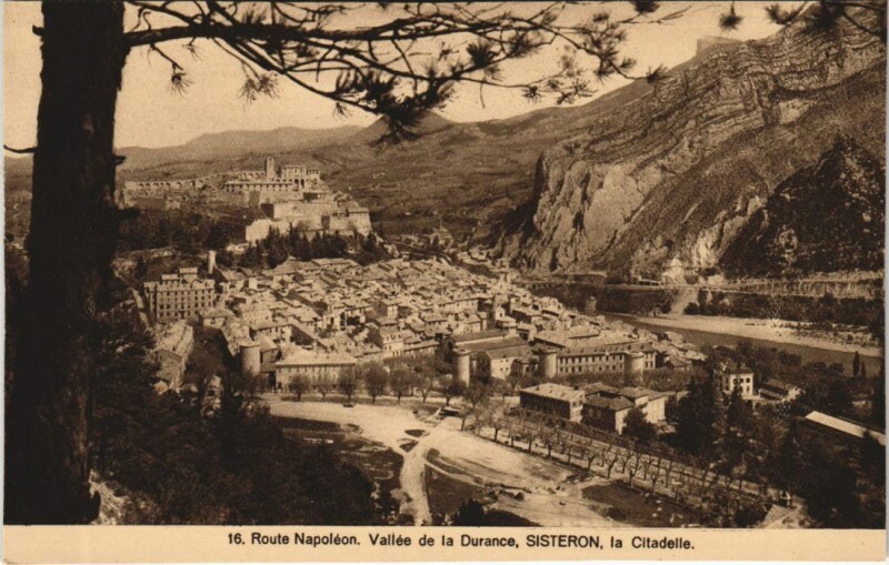 Carte postale ancienne Sisteron La Citadelle à Sisteron