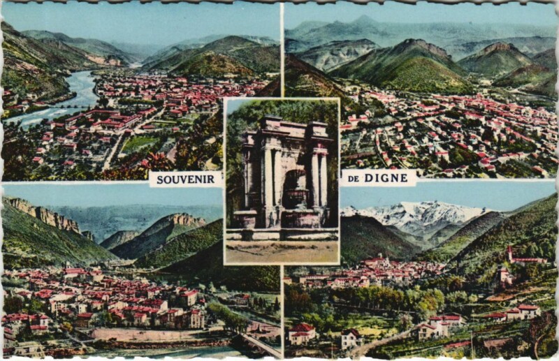Carte postale ancienne Digne-les-Bains Scenes à Digne-les-Bains