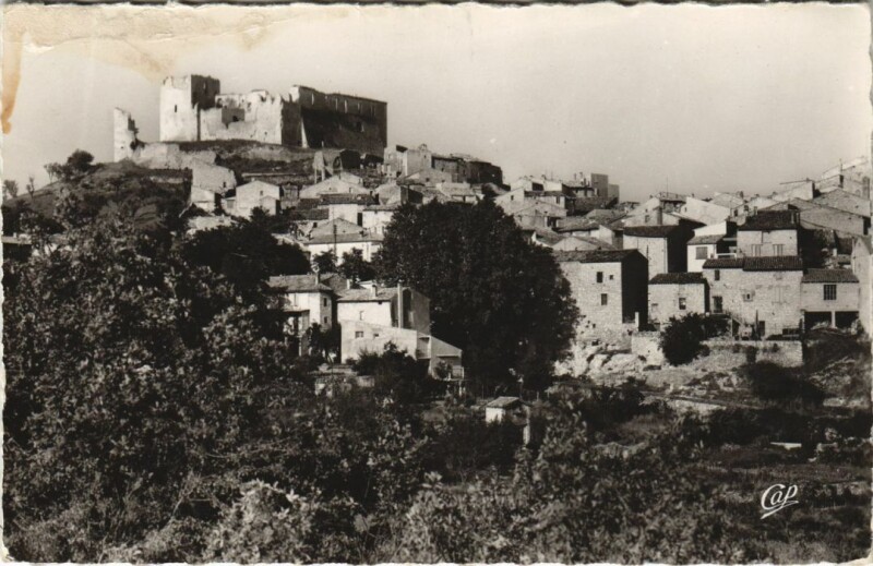 Carte postale ancienne Greoux-les-Bains Vue Generale