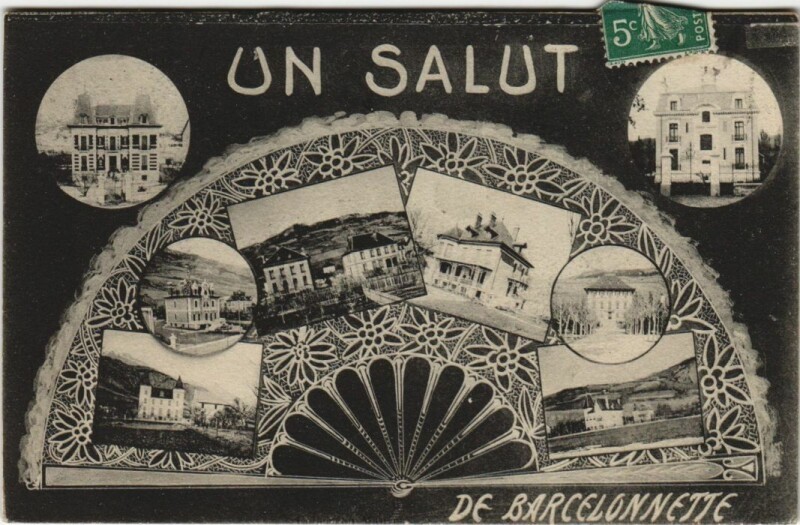 Carte postale ancienne Barcelonnette Scenes à Barcelonnette