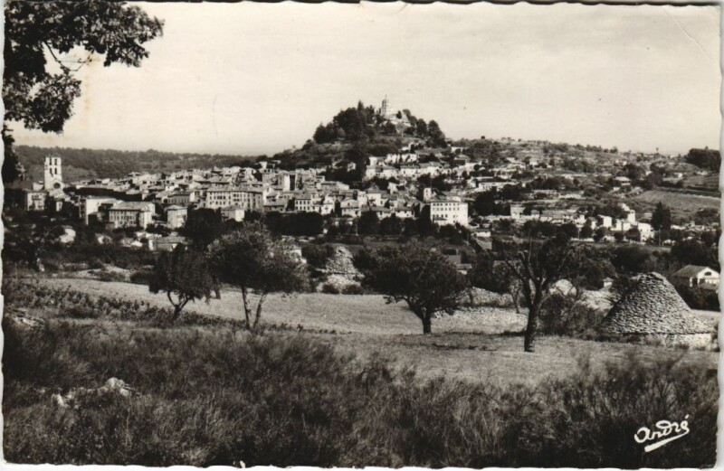 Carte postale ancienne Forcalquier Vue Generale à Forcalquier