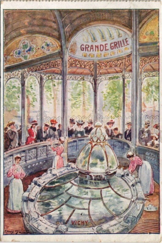 Carte postale ancienne Vichy Grande Grille à Vichy