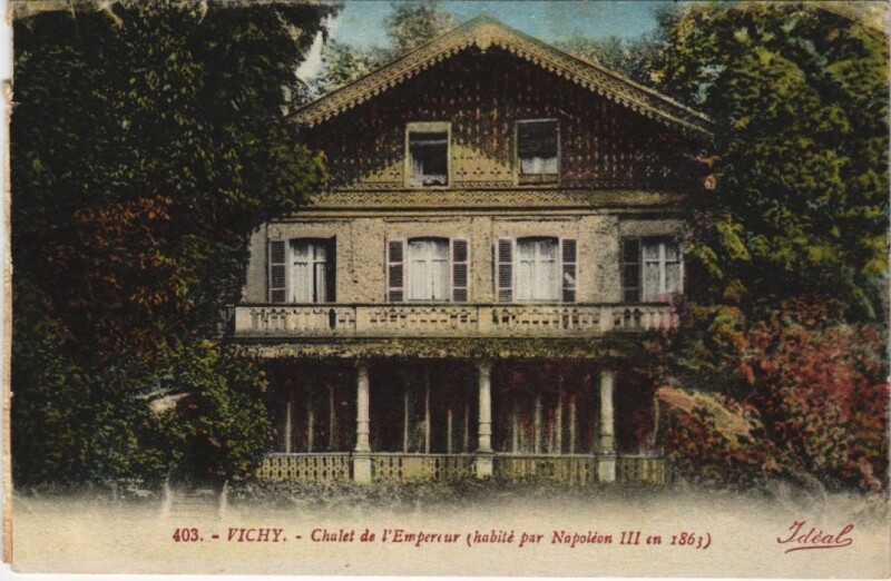 Carte postale ancienne Vichy Chalet de l'Empereur à Vichy