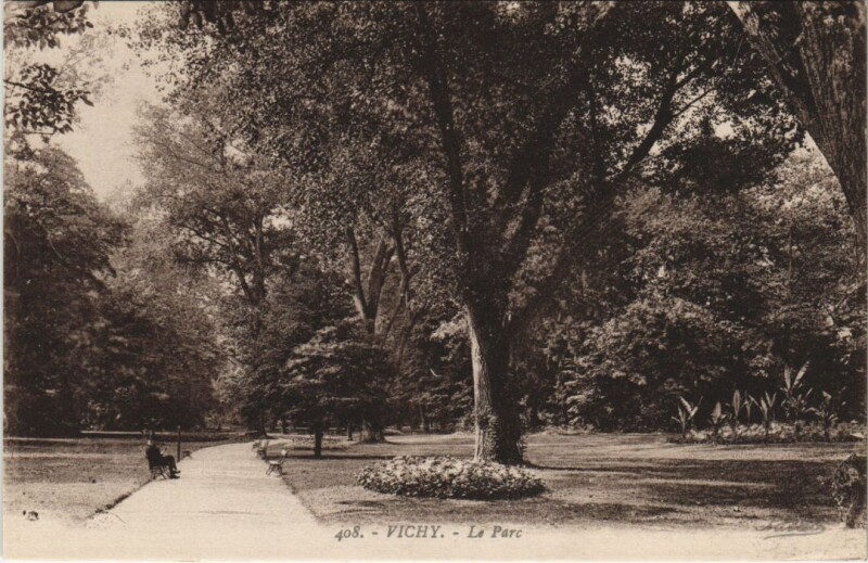Carte postale ancienne Vichy Le Parc à Vichy