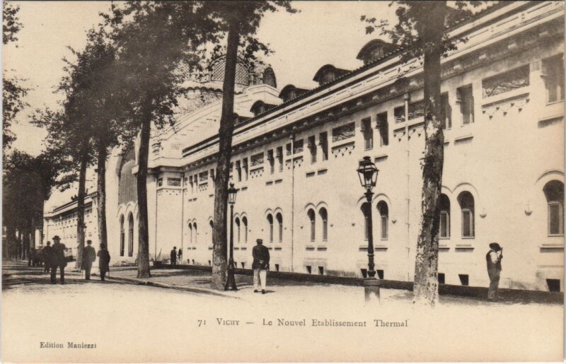 Carte postale ancienne Vichy Le nouvel Etablissement Thermal à Vichy