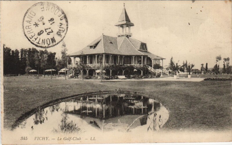 Carte postale ancienne Vichy Le Golf Club à Vichy