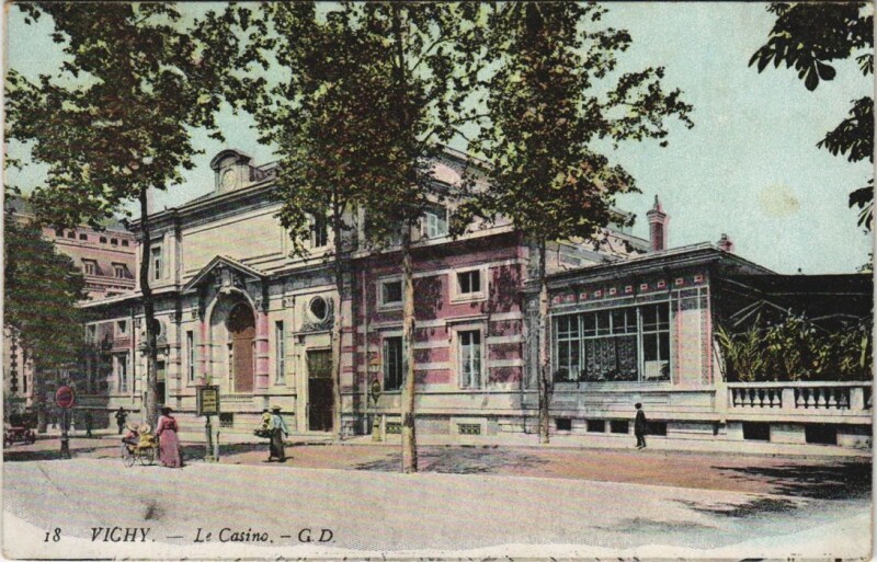 Carte postale ancienne Vichy Le Casino à Vichy