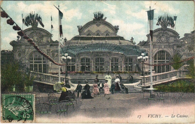 Carte postale ancienne Vichy Le Casino à Vichy