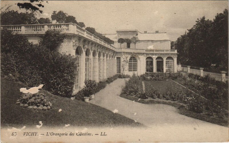 Carte postale ancienne Vichy Orangerie des Celestins à Vichy