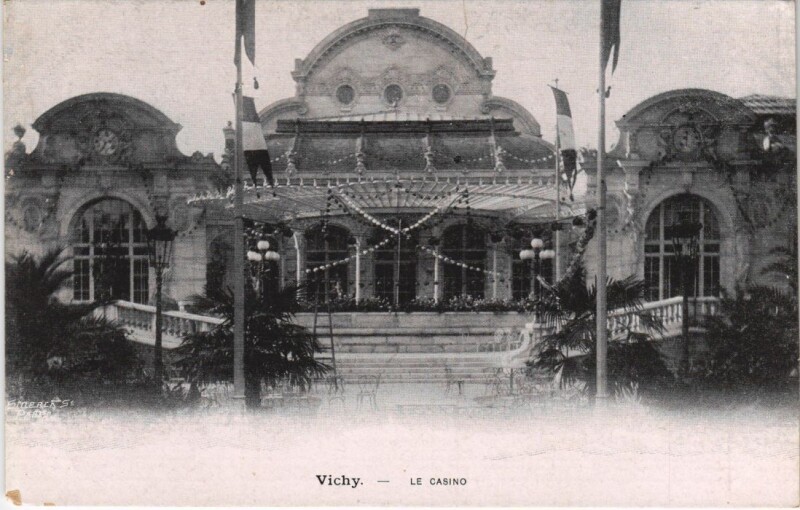 Carte postale ancienne Vichy Le Casino à Vichy