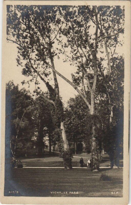 Carte postale ancienne Vichy Le Parc à Vichy