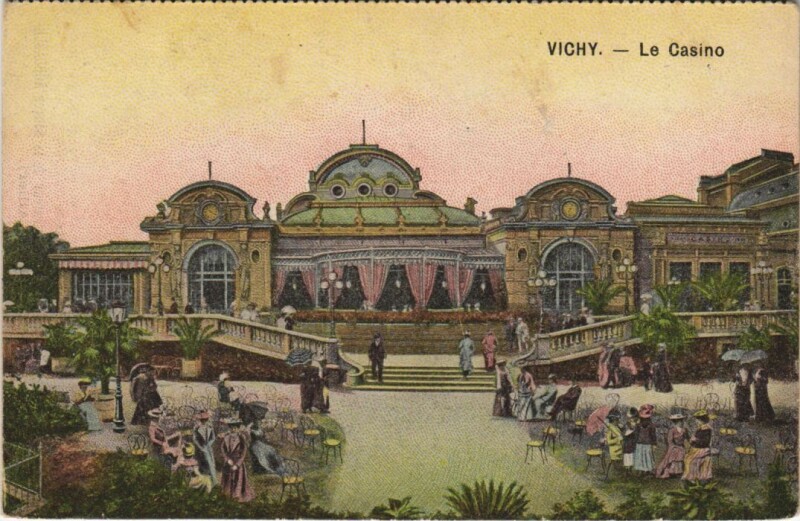 Carte postale ancienne Vichy Le Casino à Vichy