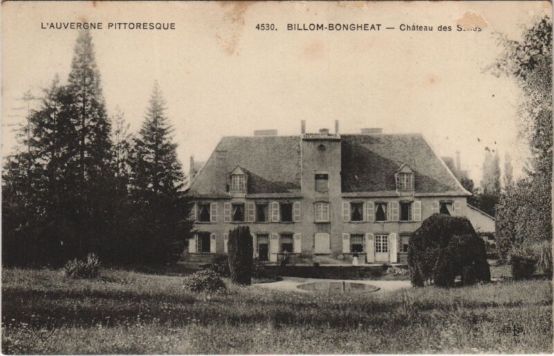 Carte postale ancienne Billom-Bongheat Chateau