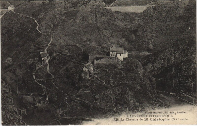 Carte postale ancienne La Chapelle de Saint-Christope à La Chapelle