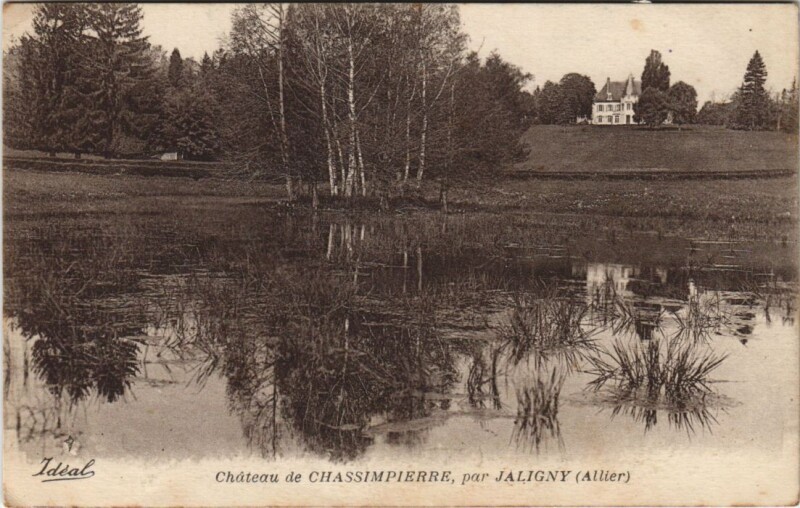 Carte postale ancienne Chateau de Chassimpierre par Jaligny