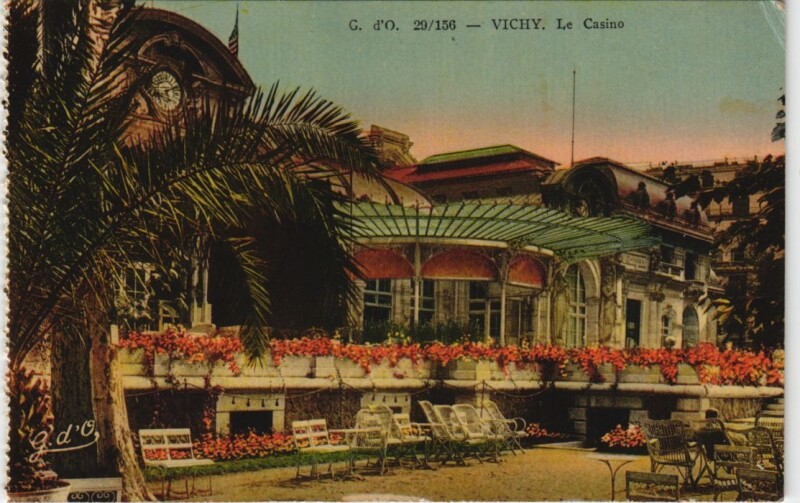 Carte postale ancienne Vichy Le Casino à Vichy