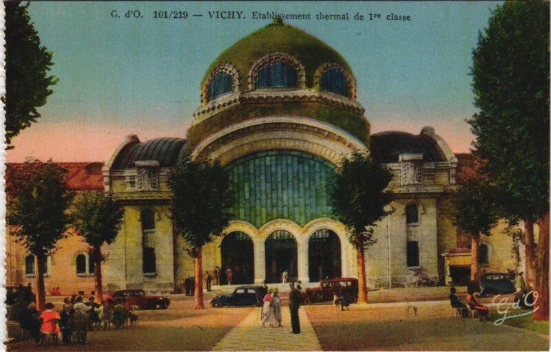 Carte postale ancienne Vichy Etablissement Thermal de 1. Classe à Vichy